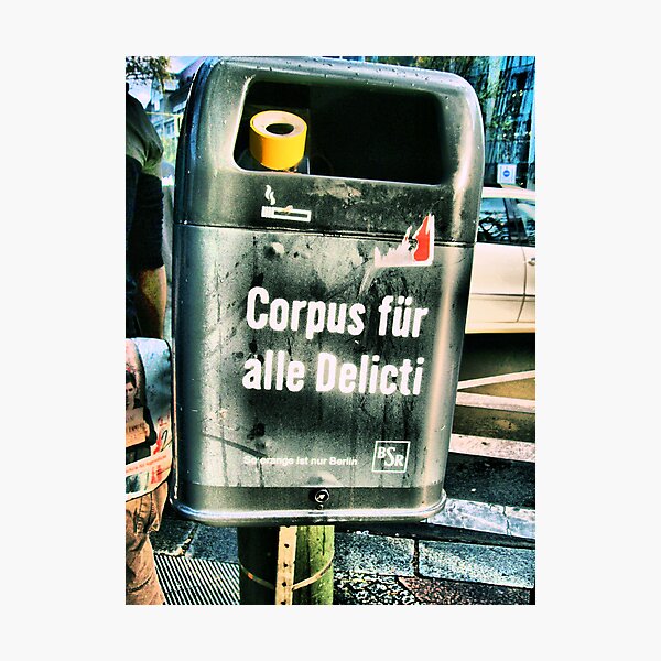 Corpus (für alle) Delicti Photographic Print