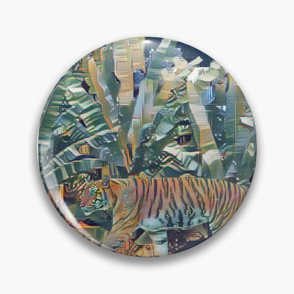 Item preview, Tiger in the palms SMALL designed and sold by Lolly AH.