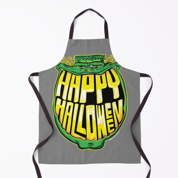 Item preview, Happy Halloween Grin Frankenstein by eShirtLabs designed and sold by eShirtLabs.