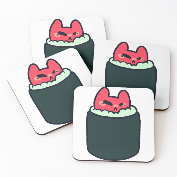 Item preview, Salmon Maki Sushi Cat designed and sold by TheDangerGoose.