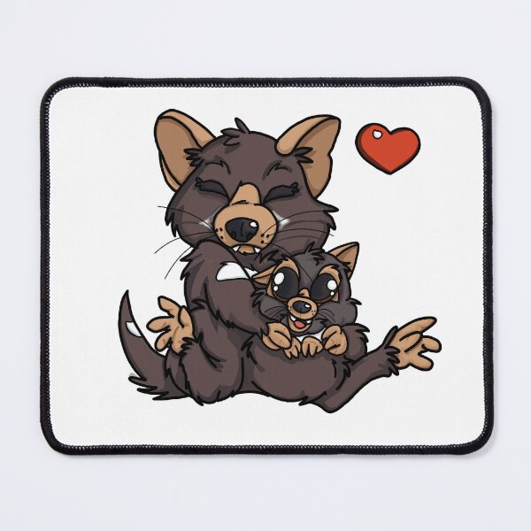 Item preview, Tasmanian Devil mom and baby designed and sold by LilRavenDesign.
