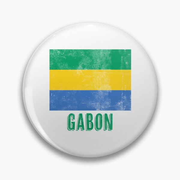 Item preview, Flag of Gabon "Grunge" look. designed and sold by KTSubz Faith & Fun Designs.