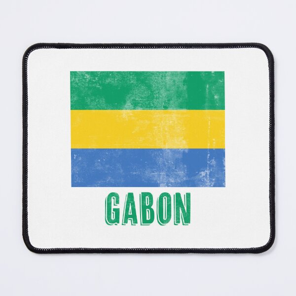 Item preview, Flag of Gabon "Grunge" look. designed and sold by KTSubz Faith & Fun Designs.