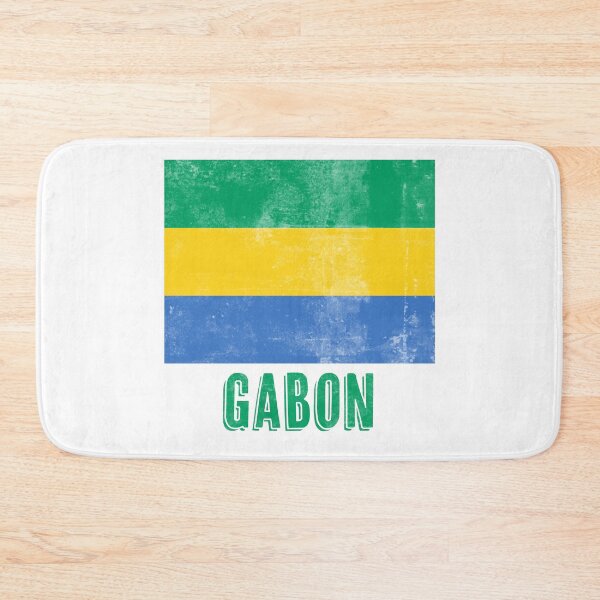 Item preview, Flag of Gabon "Grunge" look. designed and sold by KTSubz Faith & Fun Designs.