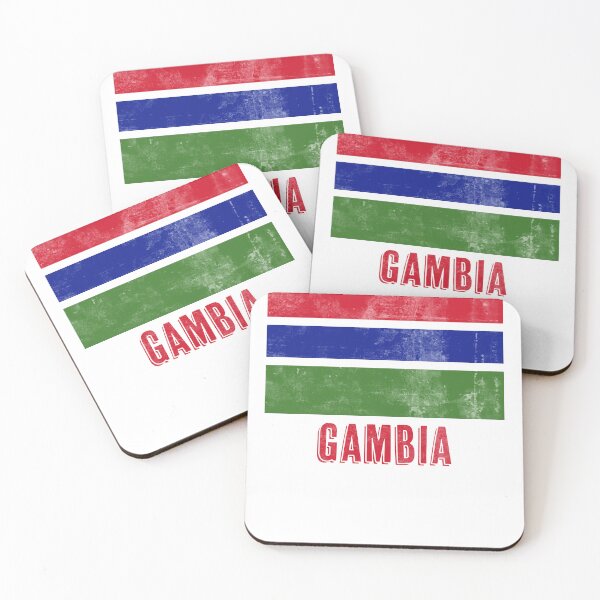Item preview, Flag of The Gambia "Grunge" look. designed and sold by KTSubz Faith & Fun Designs.
