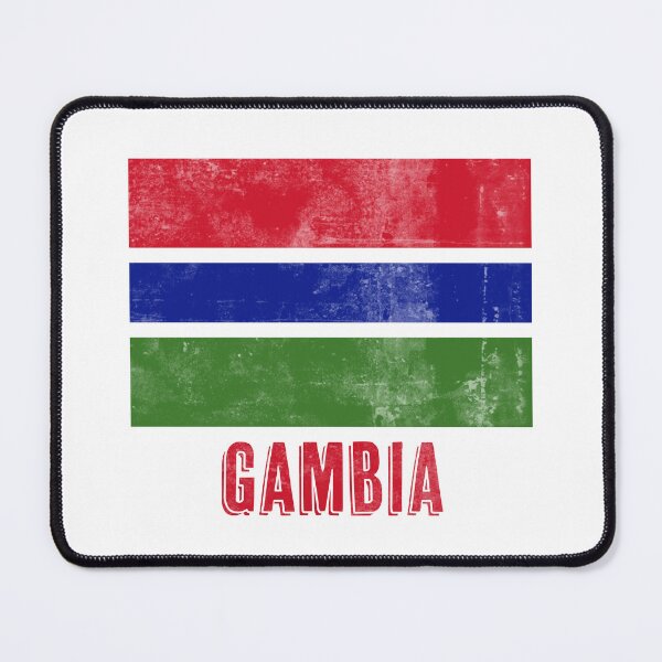 Item preview, Flag of The Gambia "Grunge" look. designed and sold by KTSubz Faith & Fun Designs.