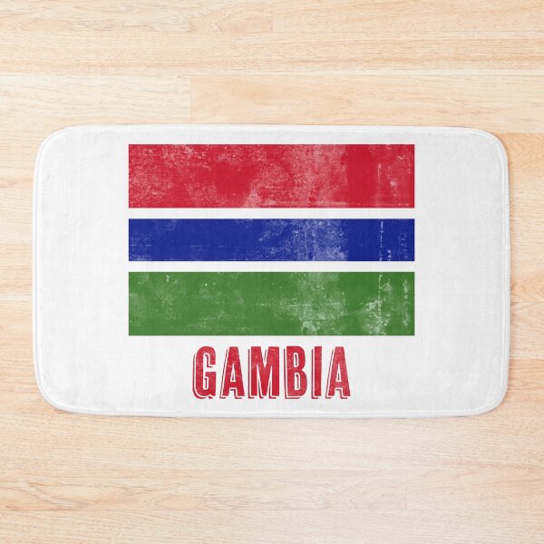Item preview, Flag of The Gambia "Grunge" look. designed and sold by KTSubz Faith & Fun Designs.