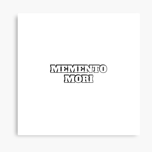 Artikel-Vorschau von Memento Mori – erinnere dich daran, dass du sterben wirst – stoische Weisheit, designt und verkauft von Inspirationmotivation.