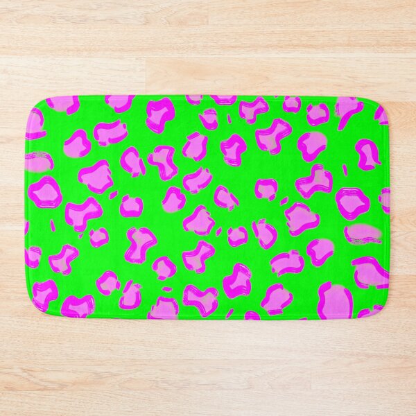 Item preview, Pink and Green Leopard Print Photographic Print designed and sold by theprintedclub.