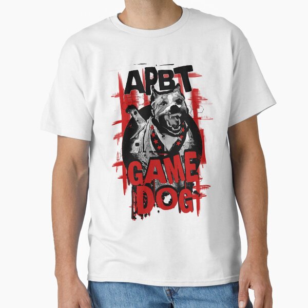 Vista previa del artículo con la obra «Perro de caza APBT American Pitbull Terrier-Nr2- WHITE Edition», diseñado y vendido por DarkDesign69.