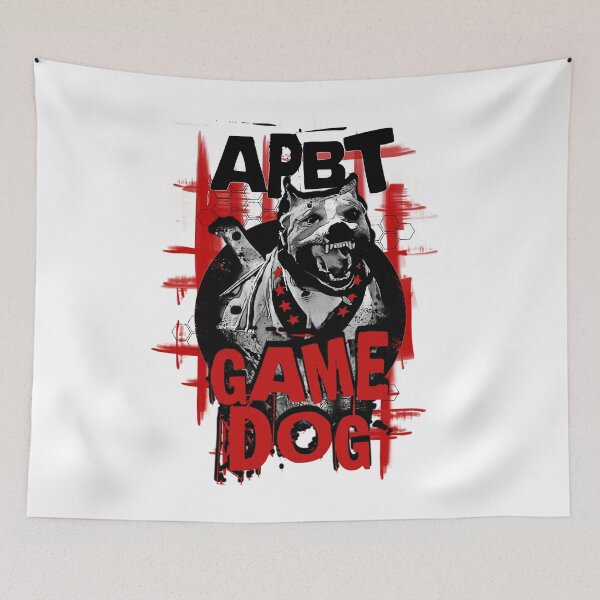 Item preview, Game dog APBT American Pitbull Terrier-Nr2- WHITE Edition designed and sold by DarkDesign69.