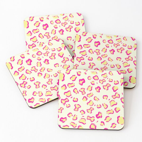 Item preview, Yellow and Pink Leopard Print Photographic Print designed and sold by theprintedclub.