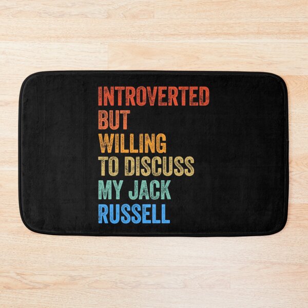 Item preview, Introverted But Willing To Discuss Jack Russell designed and sold by Guarddogdrive.