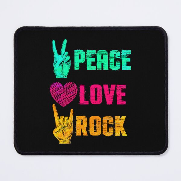 Item preview, peace love rock music designed and sold by Mila1946.