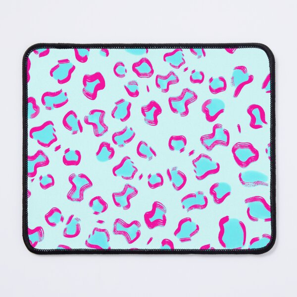 Item preview, Blue and Pink Leopard Print Photographic Print designed and sold by theprintedclub.