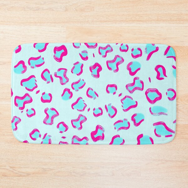Item preview, Blue and Pink Leopard Print Photographic Print designed and sold by theprintedclub.