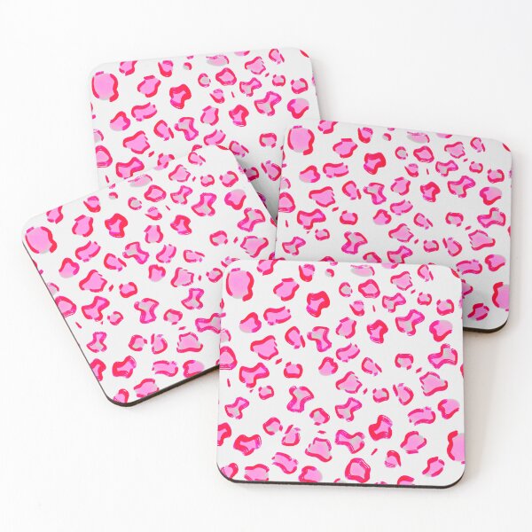 Item preview, Red and Pink Leopard Print Photographic Print designed and sold by theprintedclub.