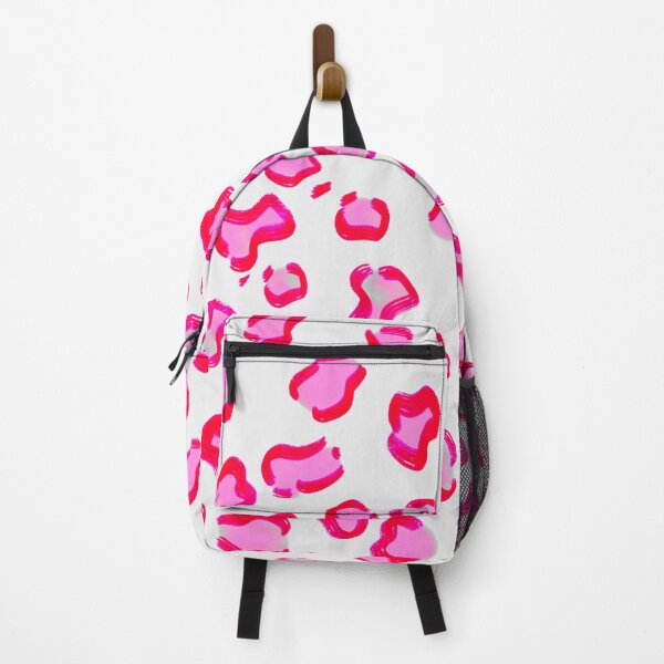 Item preview, Red and Pink Leopard Print Photographic Print designed and sold by theprintedclub.