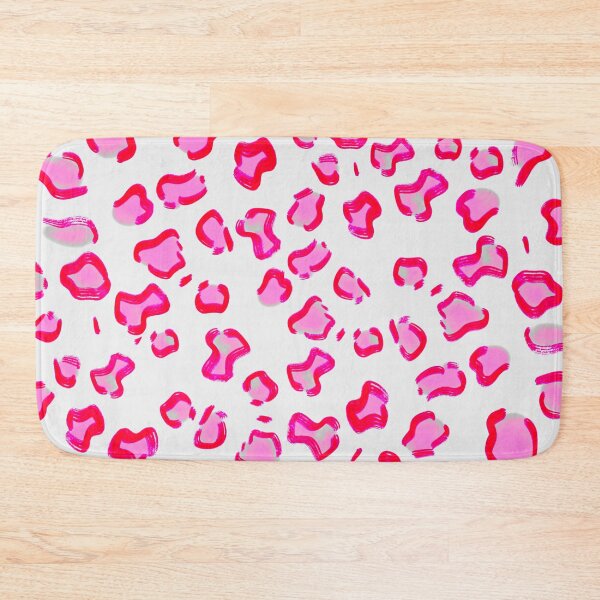 Item preview, Red and Pink Leopard Print Photographic Print designed and sold by theprintedclub.