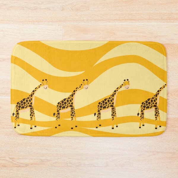 Item preview, Giraffes Marching By (Yellow) designed and sold by LittlePetCorner.