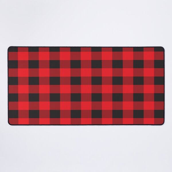Item preview, Red and Black Buffalo Plaid Pattern designed and sold by ValeriesGallery.