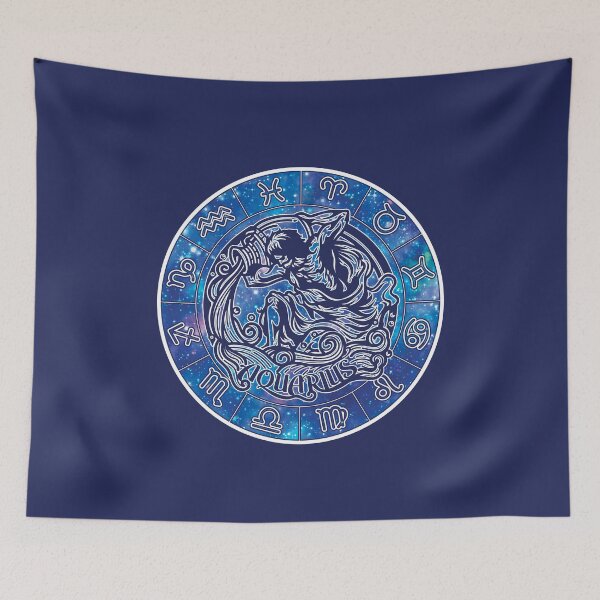 Item preview, Aquarius Zodiac Sign Wheel designed and sold by GreatWest.