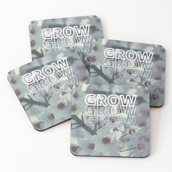 Item preview, GROW (above) - Enchanting Chill Flowers designed and sold by AliceSLee.