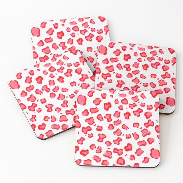Item preview, Red Leopard Print Photographic Print designed and sold by theprintedclub.