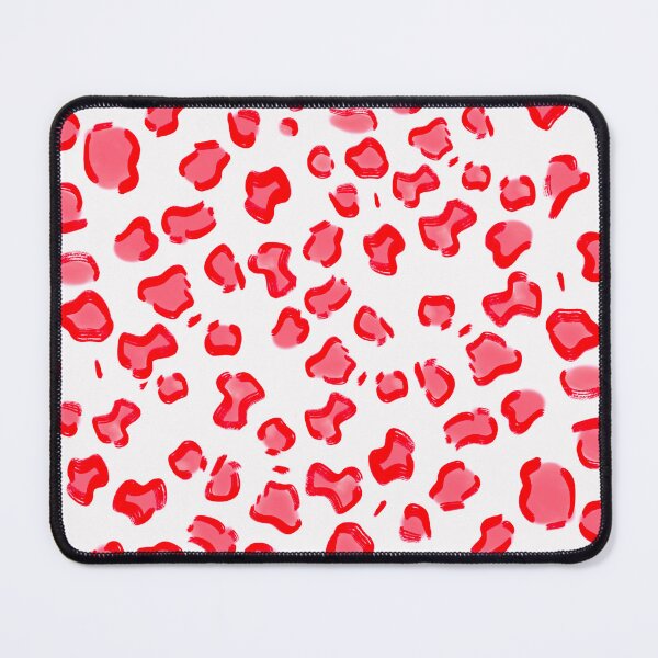 Item preview, Red Leopard Print Photographic Print designed and sold by theprintedclub.