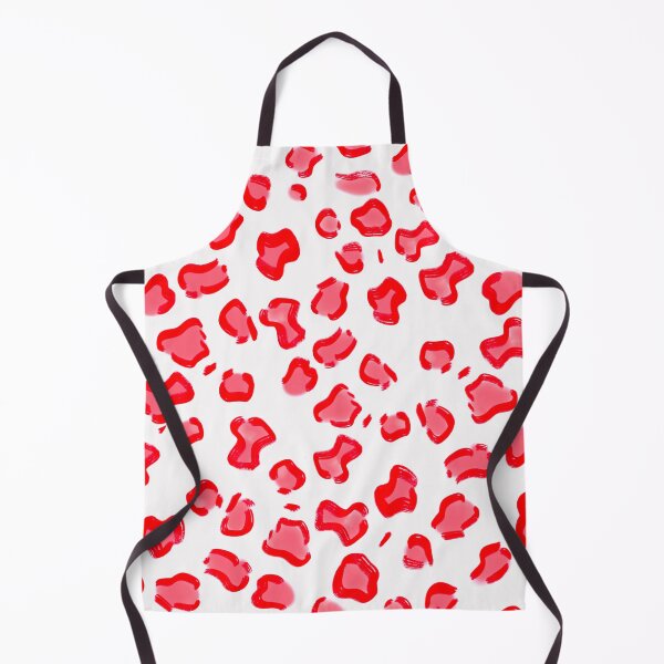 Item preview, Red Leopard Print Photographic Print designed and sold by theprintedclub.
