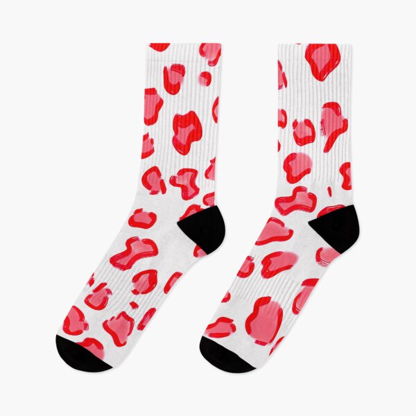 Item preview, Red Leopard Print Photographic Print designed and sold by theprintedclub.