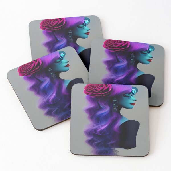 Item preview, Surreal AI Generated Alien Beauty designed and sold by HenbaneCreative.