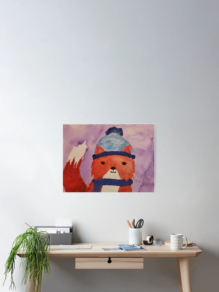 Thumbnail 2 of 3, Poster, Winter Fox designed and sold by JavaDraws.