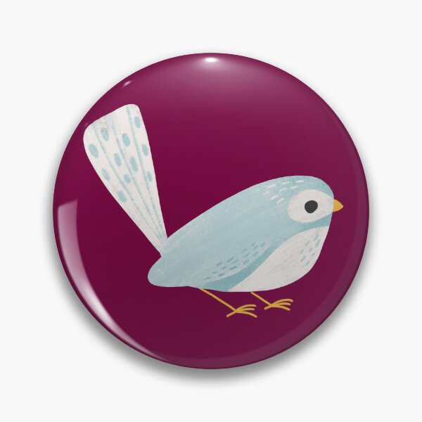 Item preview, Blue Bird on Maroon Background designed and sold by Heather Rosas.