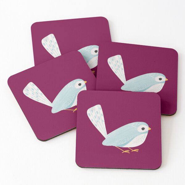 Item preview, Blue Bird on Maroon Background designed and sold by Heather Rosas.