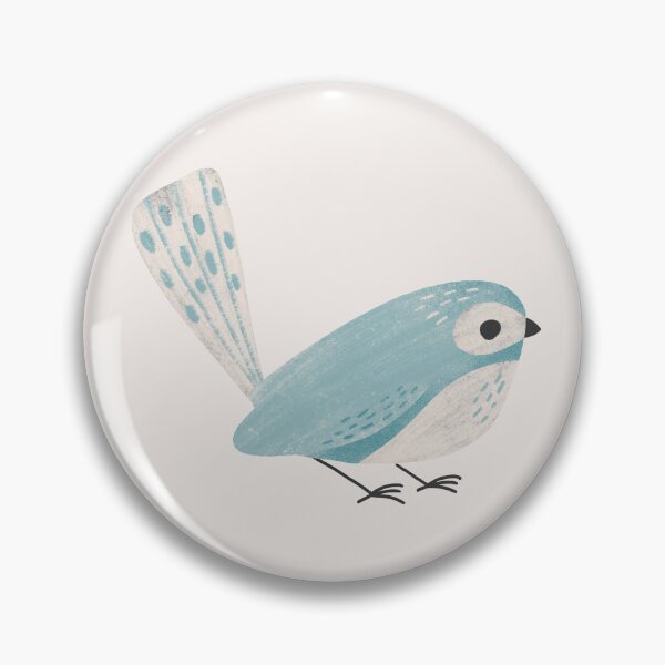 Item preview, Blue Bird on Off-white Background designed and sold by Heather Rosas.