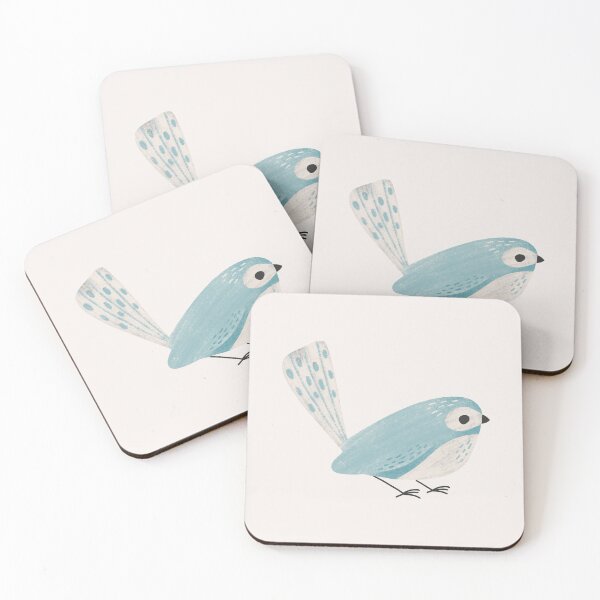 Item preview, Blue Bird on Off-white Background designed and sold by Heather Rosas.