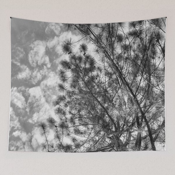 Item preview, Pine Tree - Black and White #001 designed and sold by anafrancisconi.