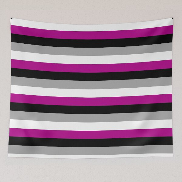 Item preview, ASEXUAL FLAG HORIZONTAL designed and sold by Jackie Saad Robinson.