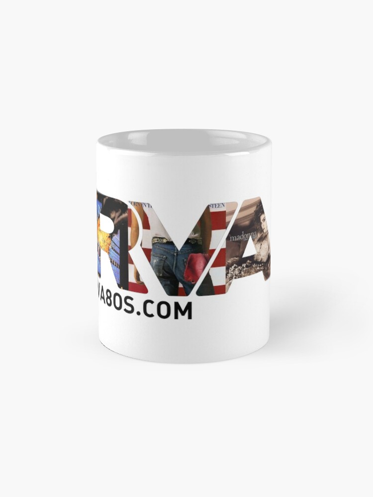 Alternate view of Official RVA logo for the 80s Child Radio Station Mug