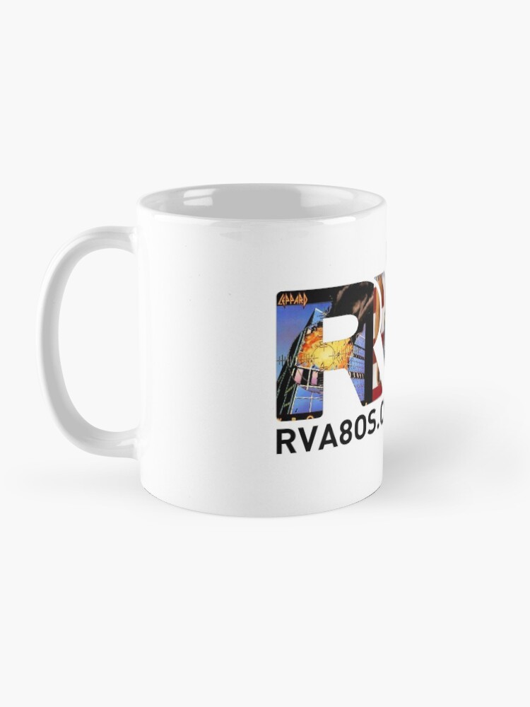 Alternate view of Official RVA logo for the 80s Child Radio Station Mug