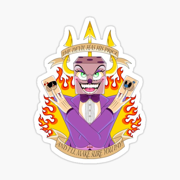 king dice Sticker for Sale by demiitrees