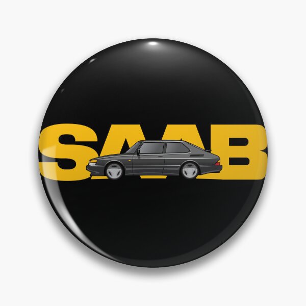 Item preview, Saab 900 SPG Aero Illustration Black Yellow designed and sold by blackdogshop.