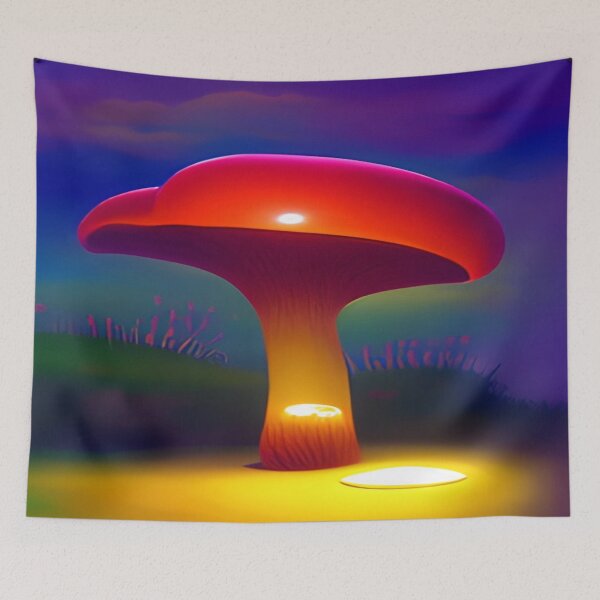 Item preview, Surreal AI Mushroom Dream designed and sold by HenbaneCreative.