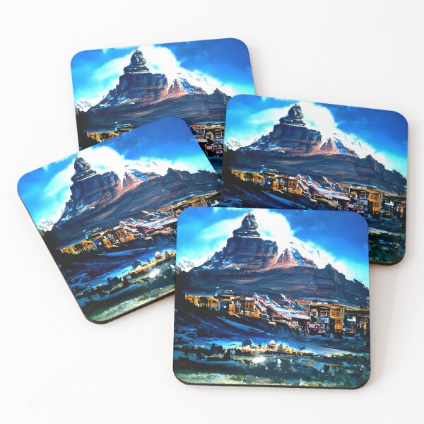 Item preview, Ancient City of Kailash  designed and sold by ArtificialArtz.