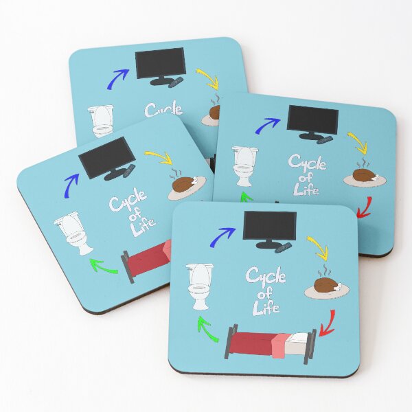 Item preview, Tv, Eat, Sleep, Poop, Repeat The Cycle of Life designed and sold by TheFoxyWolfShop.