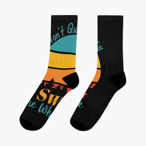 Item preview, I Won't Quit  But I Will  Swear  The Whole Time Workout Motivation Quote  designed and sold by Norstyle.