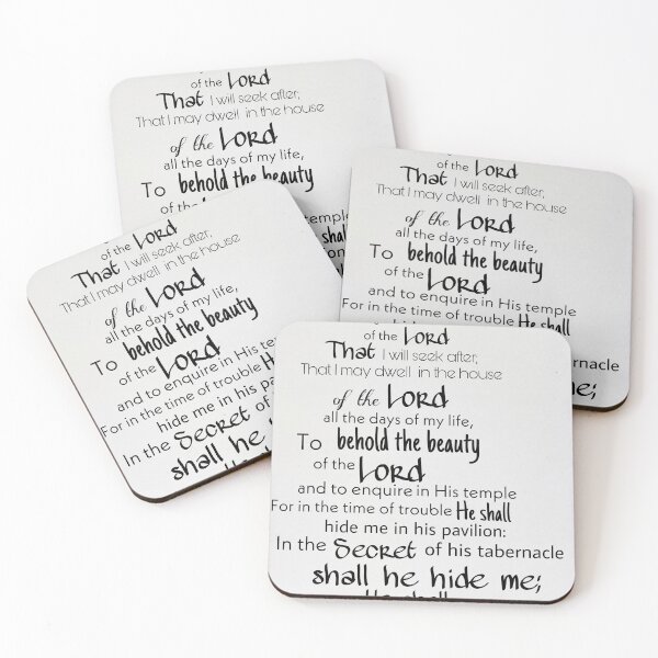 Item preview, Psalm 27:4-5 designed and sold by Jewell  McChesney.