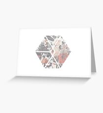 Exo Blumen Grußkarte