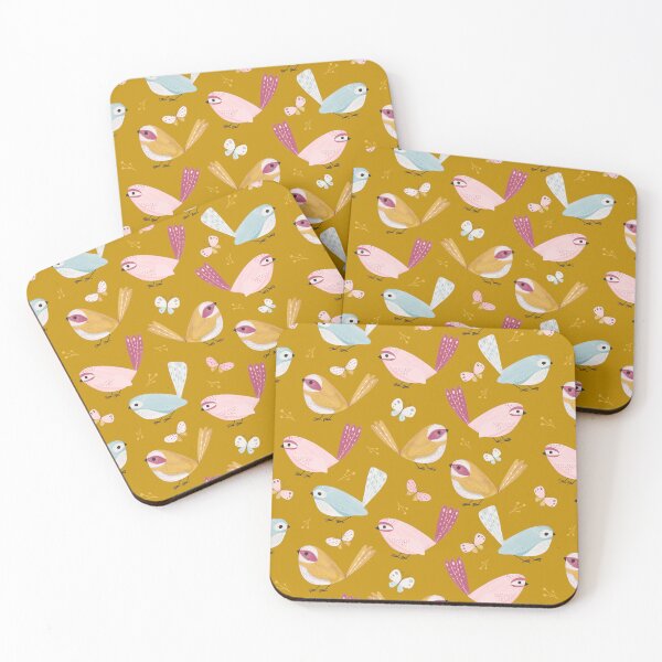 Item preview, Birds and Butterflies on Gold designed and sold by Heather Rosas.